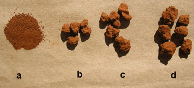 Figura 1.Microagregados da fraÃ§Ã£o argila de Latossolo Ã¡crico da usina Jalles Machado da regiÃ£o de GoianÃ©sia (GO).