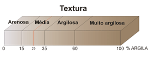 Figura 1.Classes textural dos solos. 
